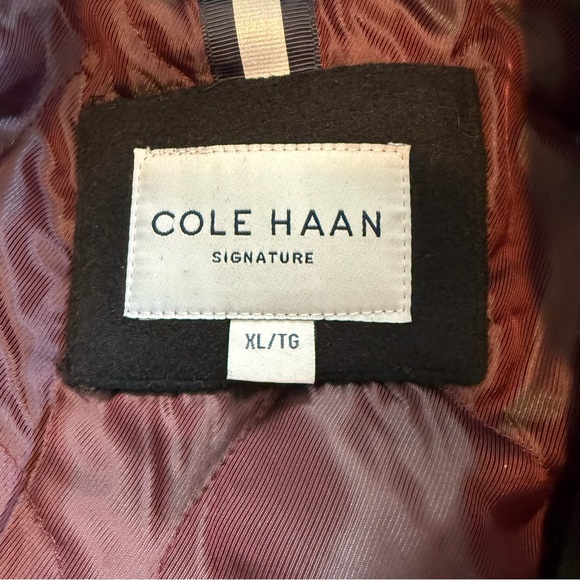 Cole Haan Men’s Black Melton Jacket, Size XL, Like New! - Picture 6 of 14